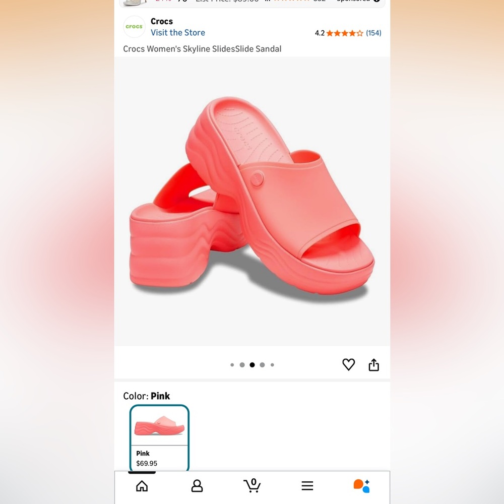 Woman’s Skyline Crocs SOLD